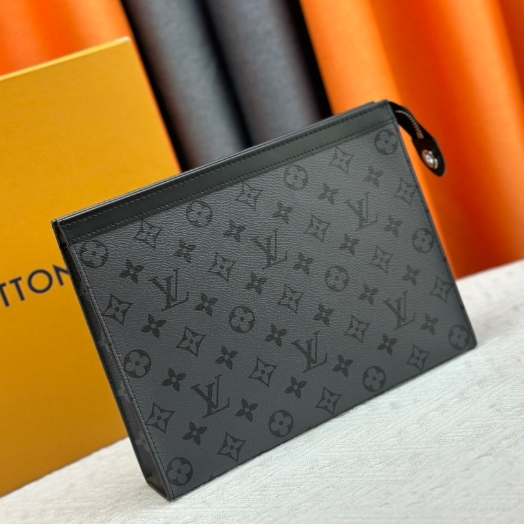 LV-Black Flower Canvas Handbag