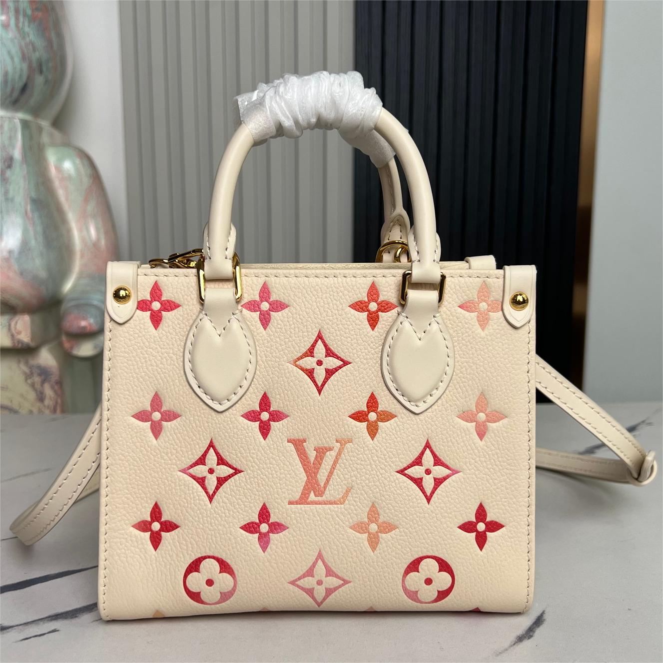 LV-Sunrise Aquaelle On the Go BB handbag