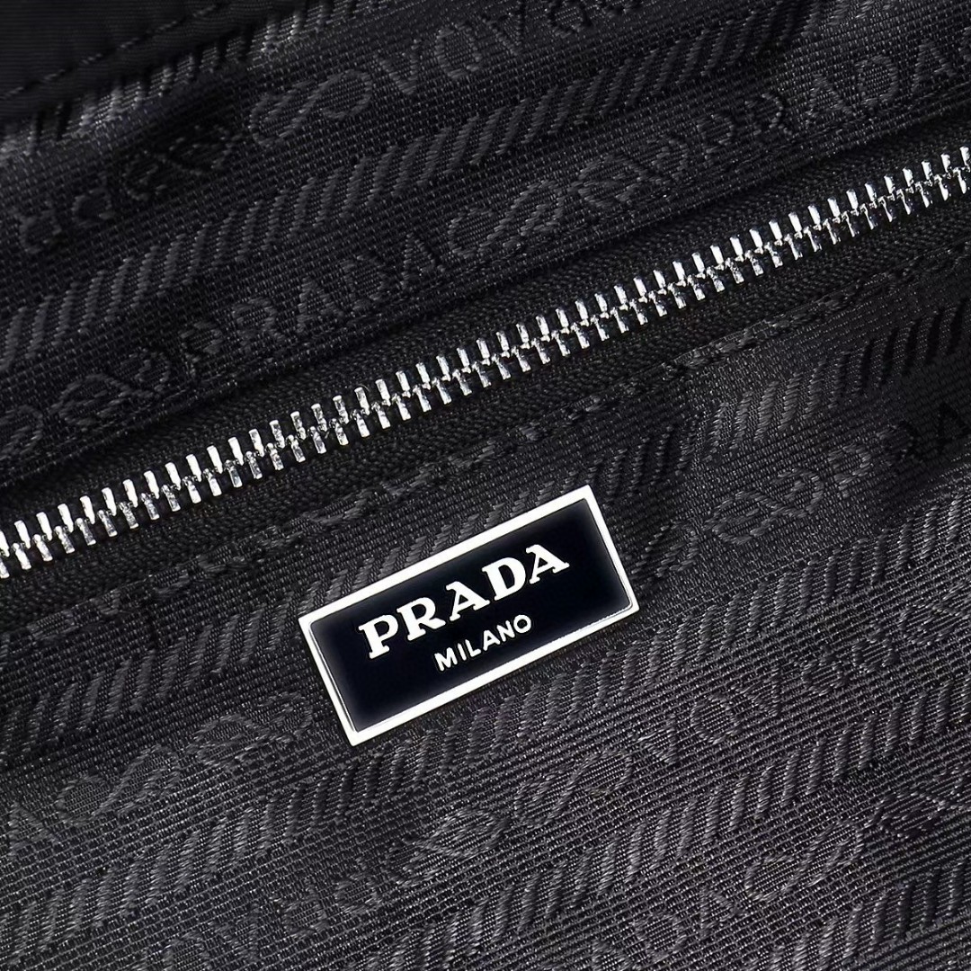 Prada-Imported waterproof fabric travel bag handbag