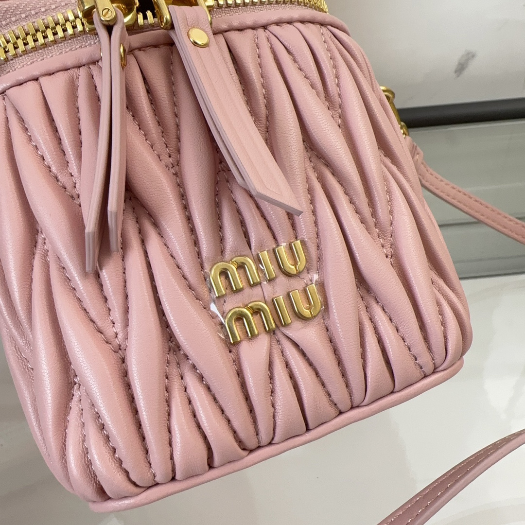 MIU MIU-Matelass é soft sheepskin ultra mini handbag