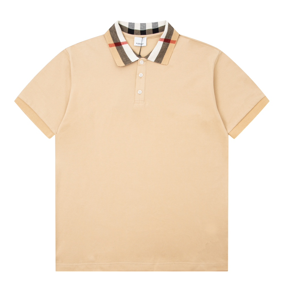 Burberry - SS23 Checked Casual Pullover Short Sleeve Polo Shirt