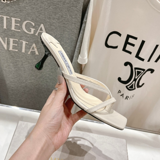 Jimmy Choo-Simple Kitten with Slippers and High Heels