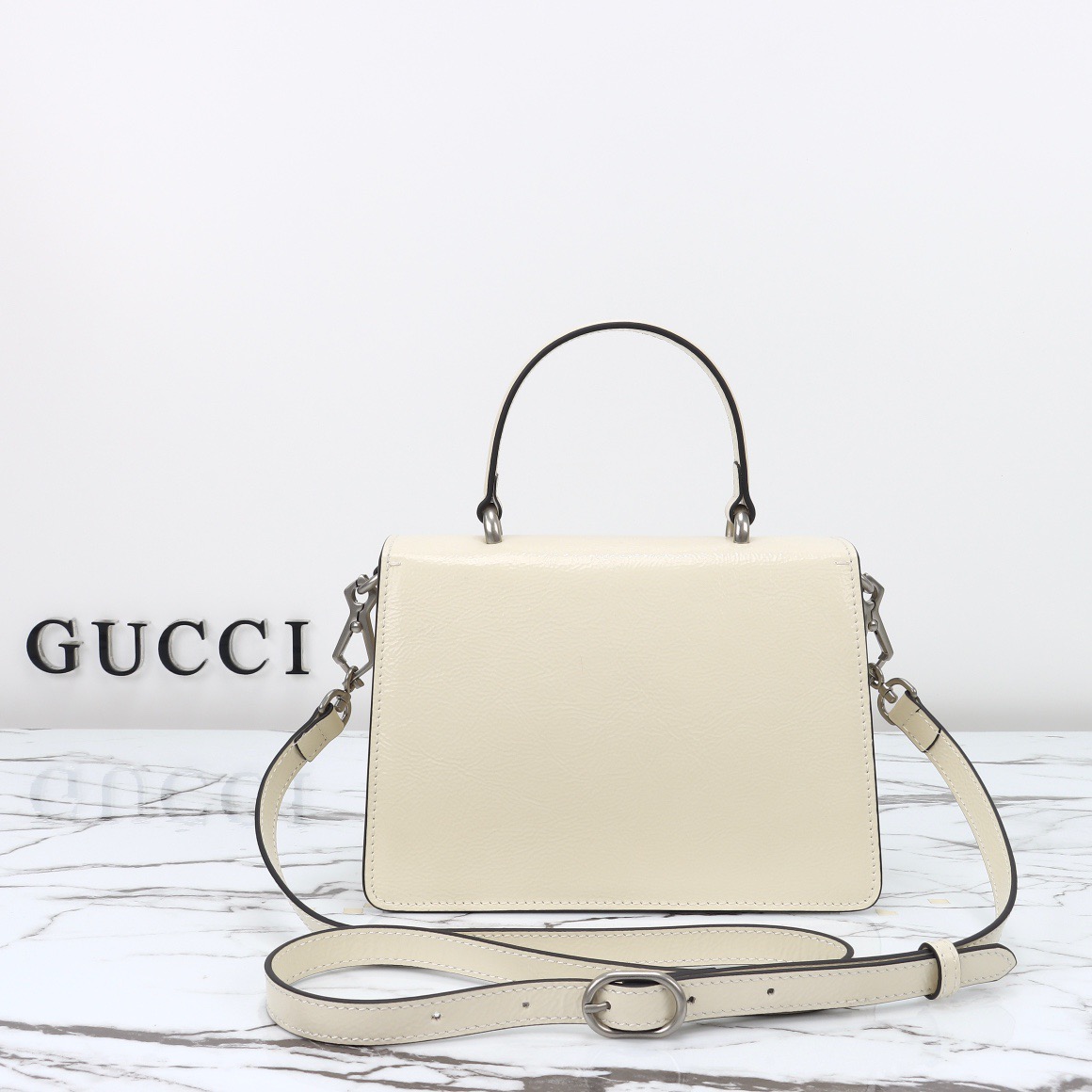 GUCCI-Dionysus series mini white handbag