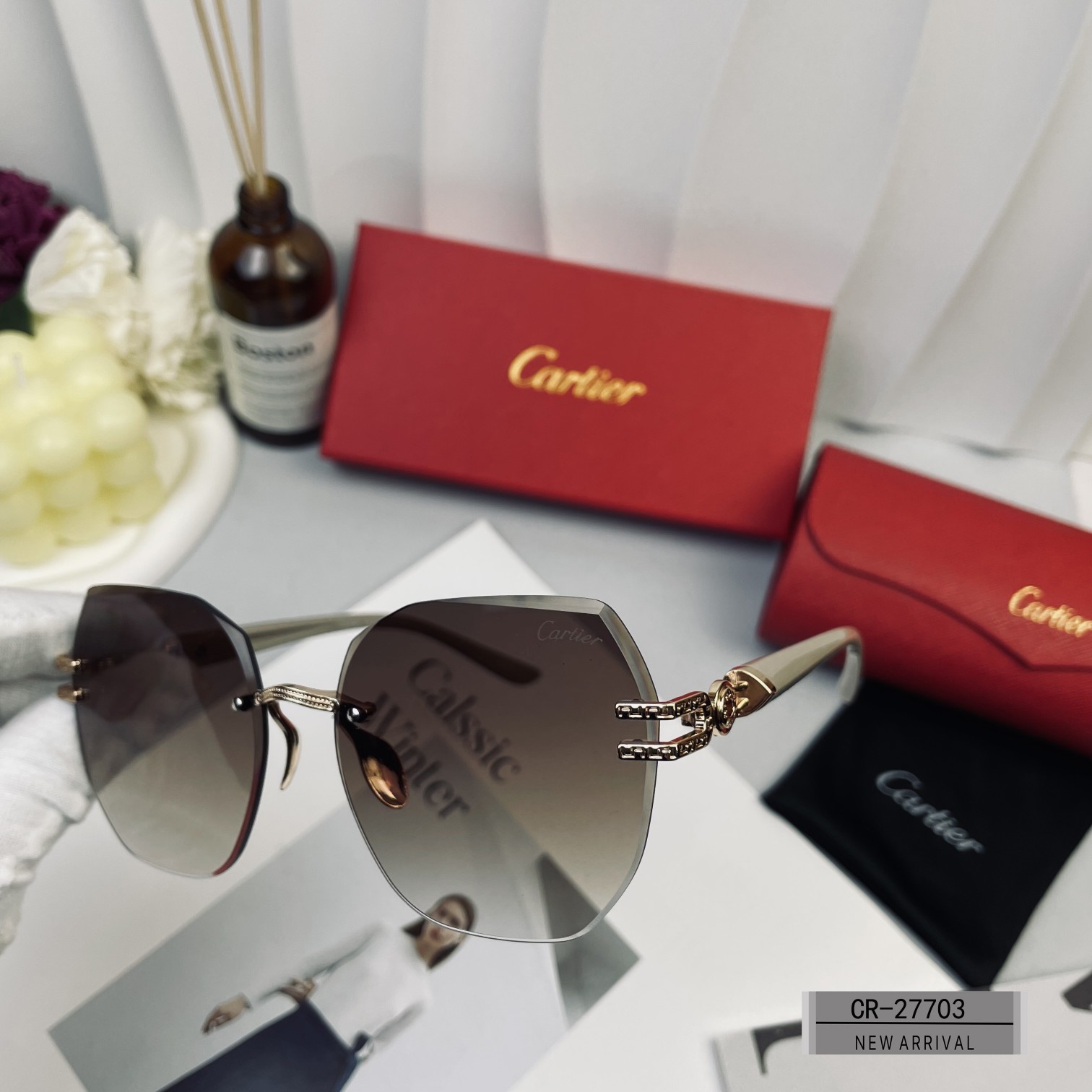 Cartier-Women's Frameless Sunglasses