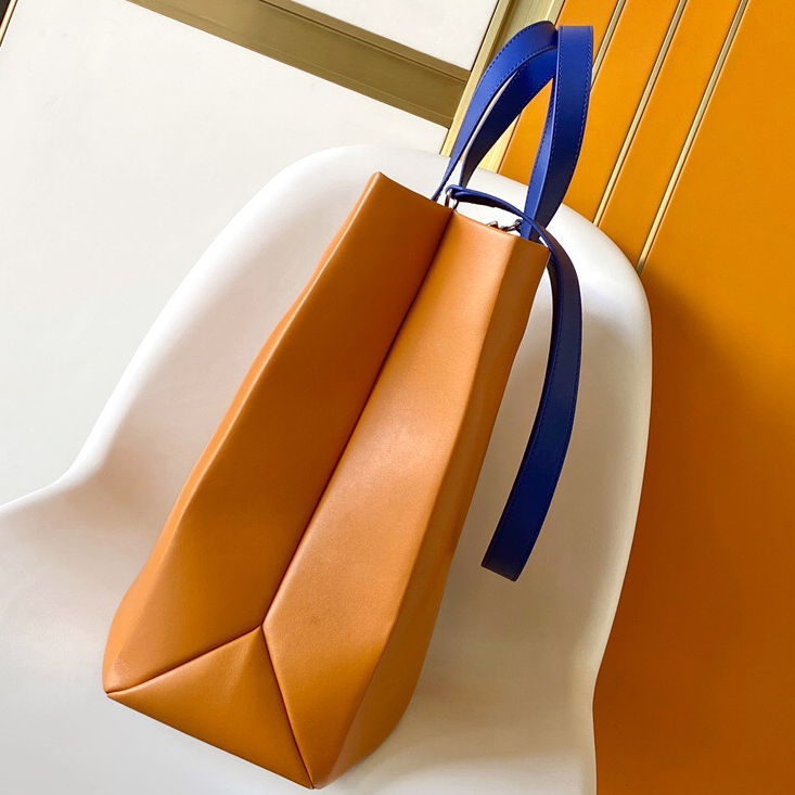 LV-Shopper Bag MM Letter Pattern Cowhide Handbag Tote Bag