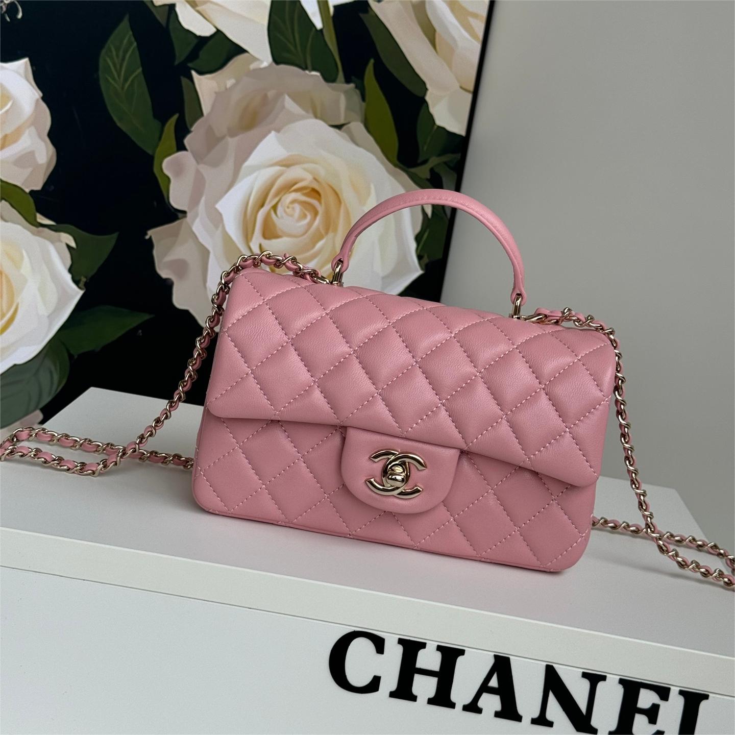 Chanel-21k Latest Mini CF Handle Handbag