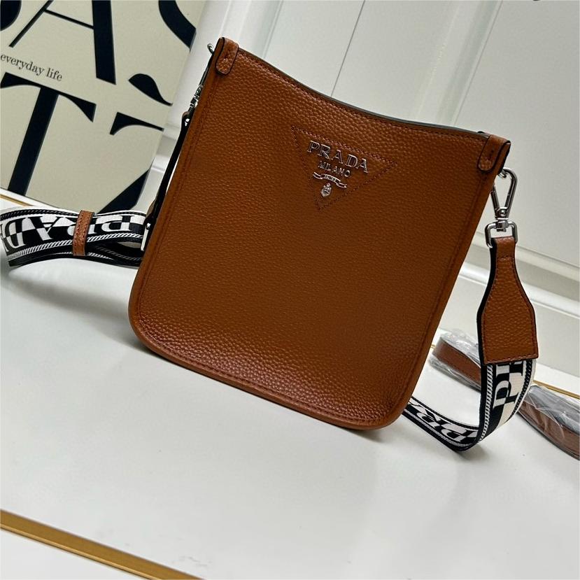 Prada-Leather mini shoulder bag