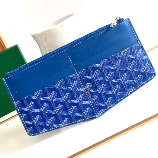 Goyard-Zipper clip wallet