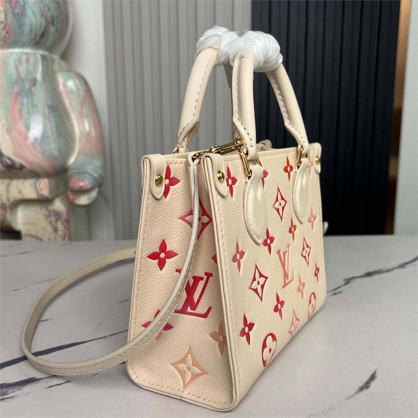 LV-Sunrise Aquaelle On the Go BB handbag