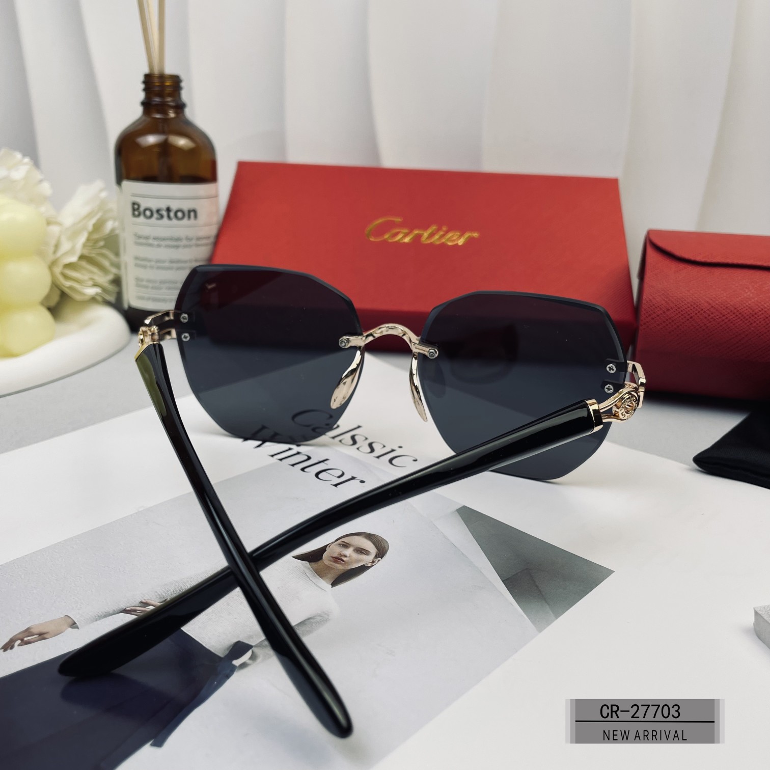 Cartier-Women's Frameless Sunglasses