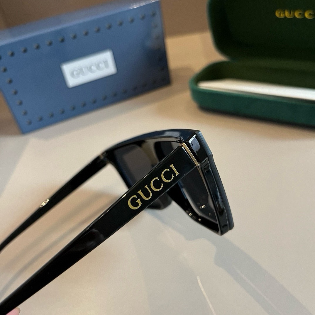 Gucci-Men's Large Box Design Fashion Sunglasses