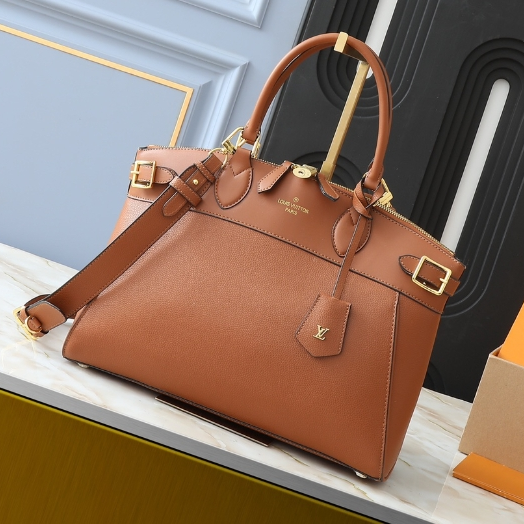 LV-One Shoulder Cowhide Tote Bag