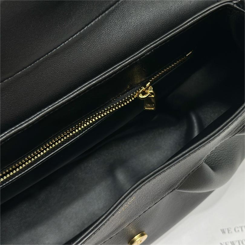 Celine-POLLY Medium Soft Cow Leather Handbag