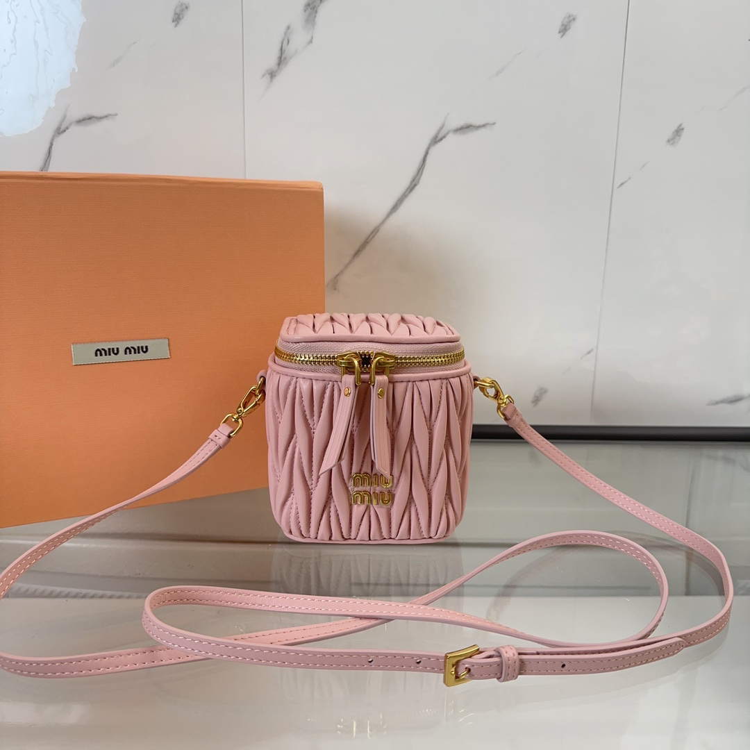 MIU MIU-Matelass é soft sheepskin ultra mini handbag