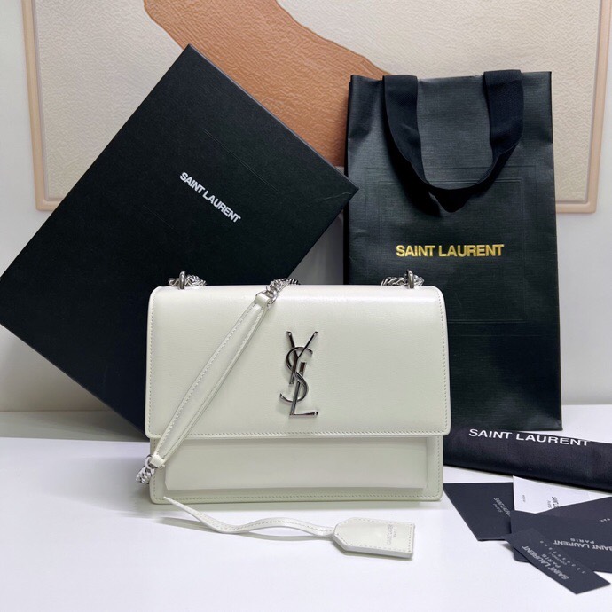 YSL-Classic Elegant Toothpaste Pattern Sunset Bag