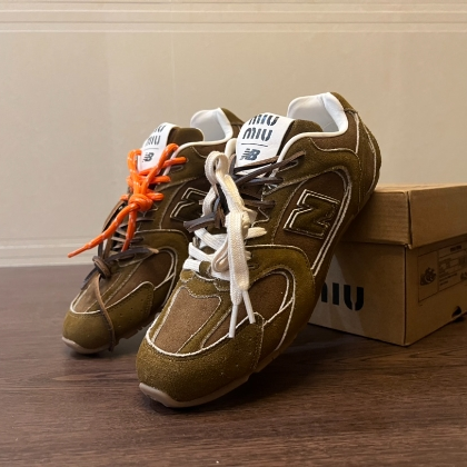 Miu Miu New Balance-Low Cut Classic Retro Casual Sports Running Shoes
