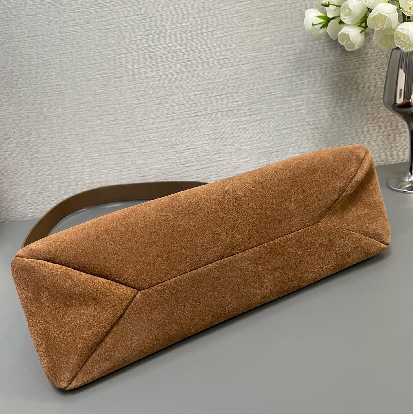 Prada-New suede handbag Aimee Hobo bag