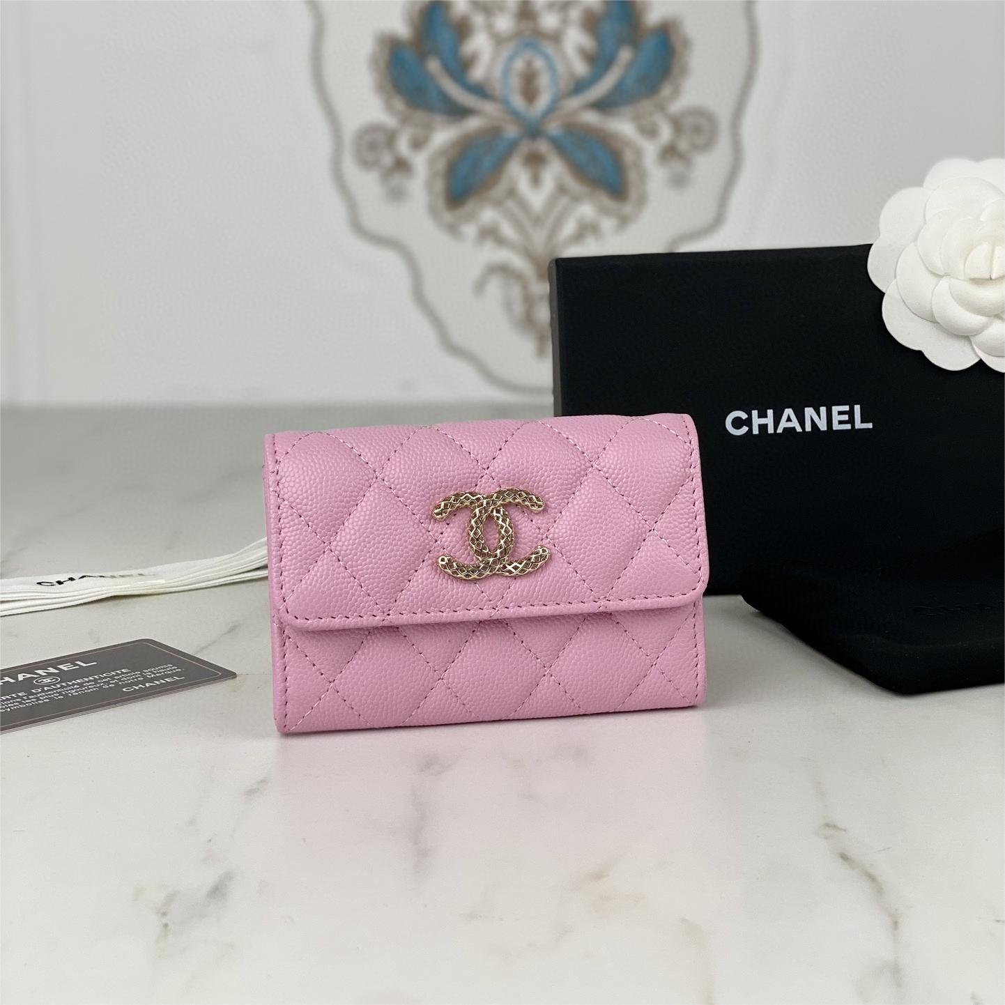 Chanel-Ball patterned large capacity card bag
