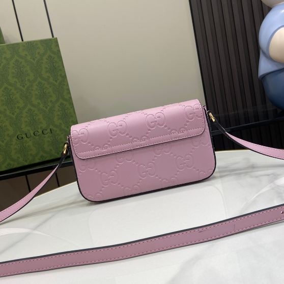 GUCCI-Ultra Mini Light Purple Leather Shoulder Backpack
