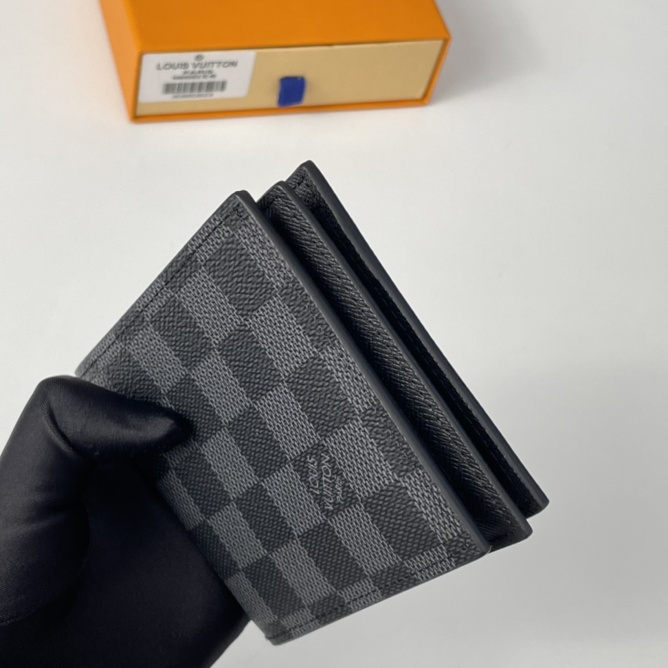LOUIS VUITTON- Slender Checkerboard Card Holder Wallet