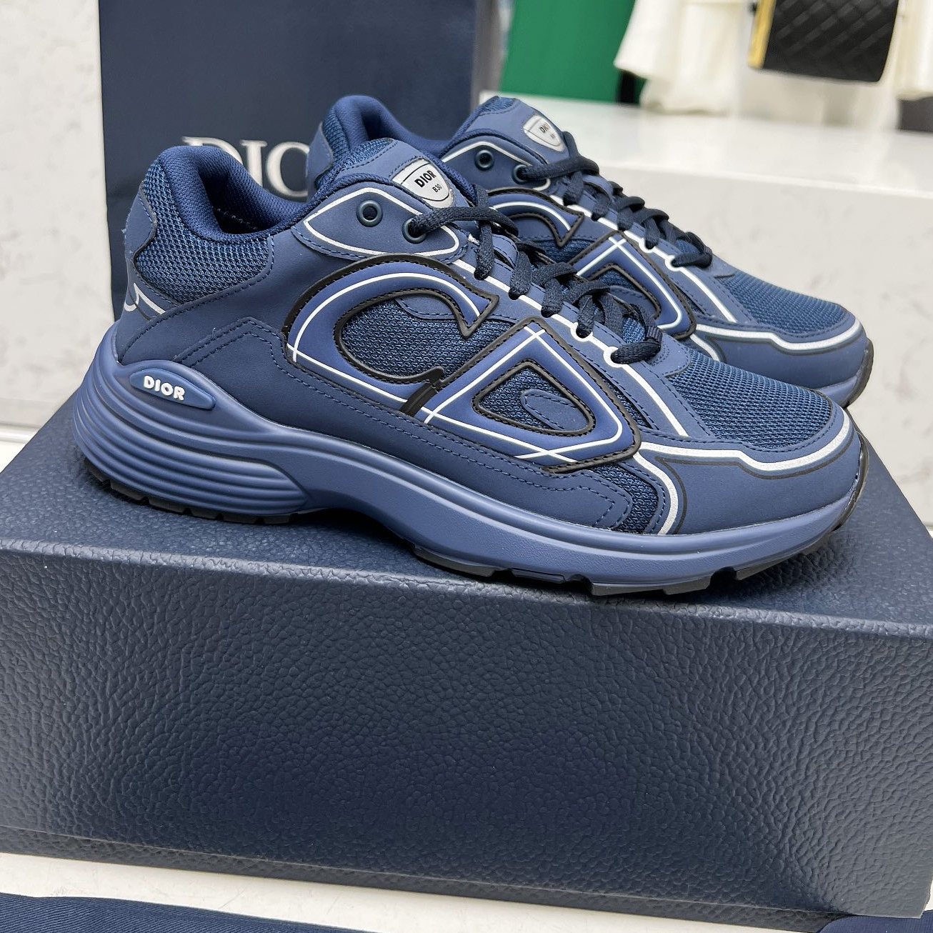 DIOR- B30 Blue Casual Shoes