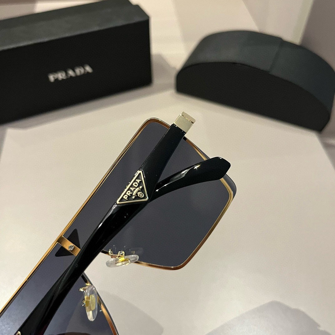 Prada-Versatile Men's Large Box Sunglasses