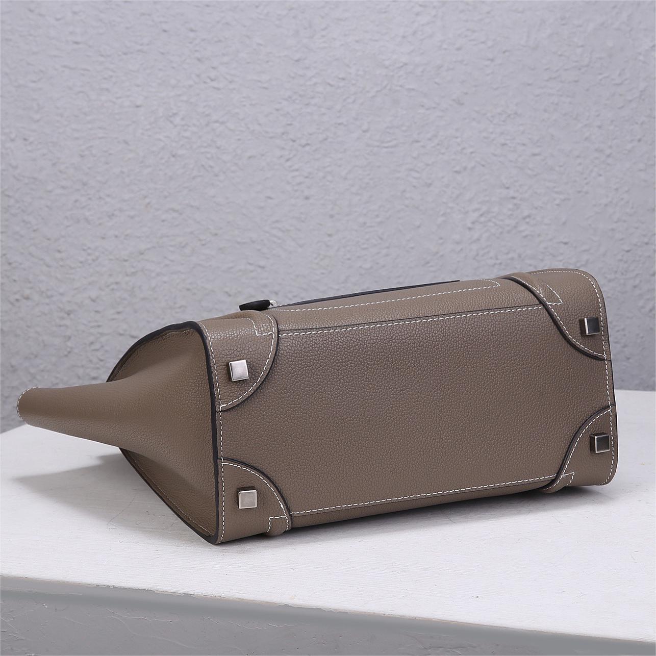 Celine-Diamond patterned smiley face bag