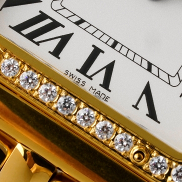 CARTIER-Cheetah Non Slip Textured Chain Link Watch