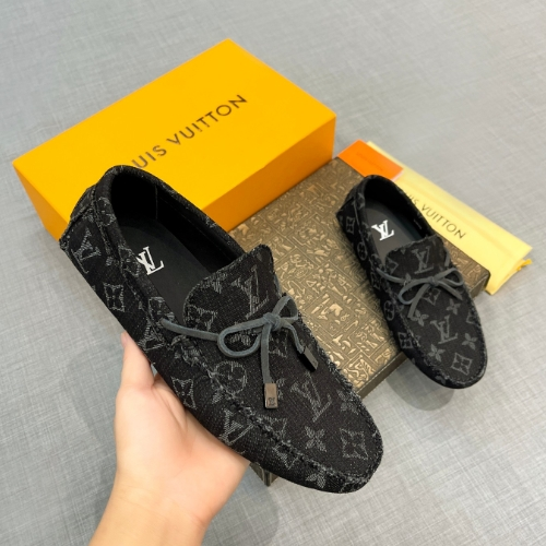 LV-Denim Black Bean Shoes