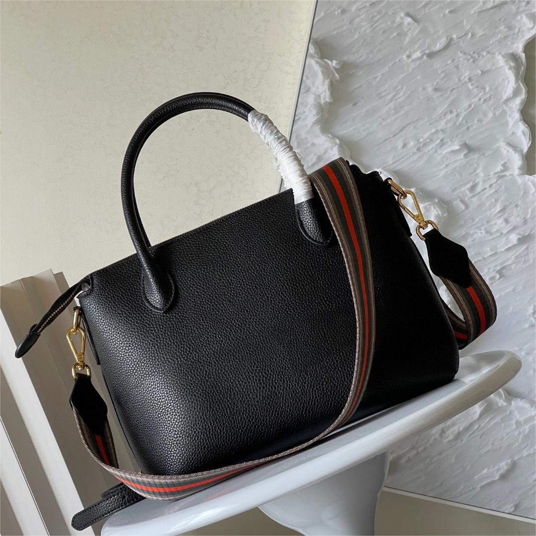 Prada-Calfskin leather double handle