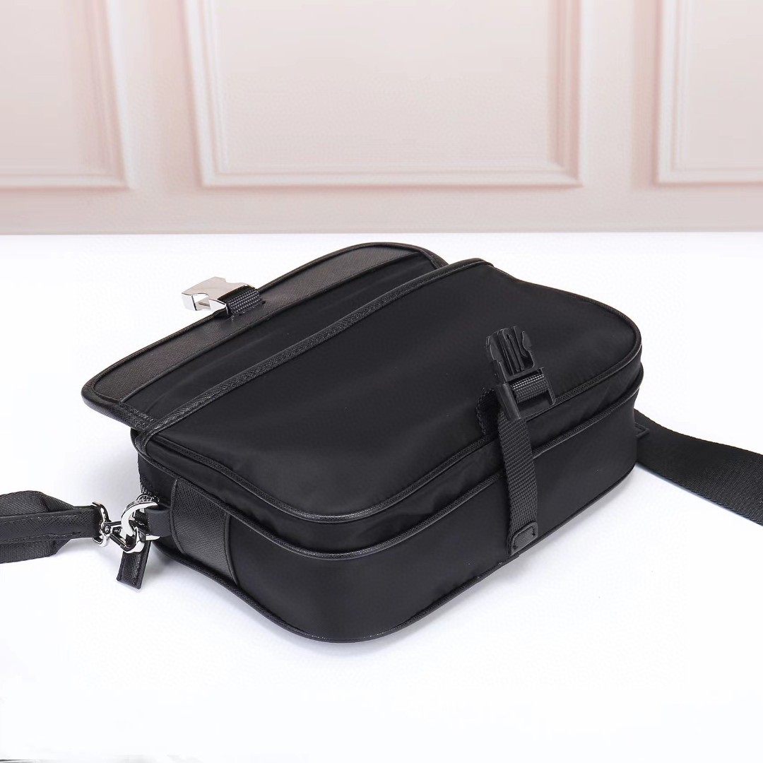 Prada-Waterproof fabric mailman bag