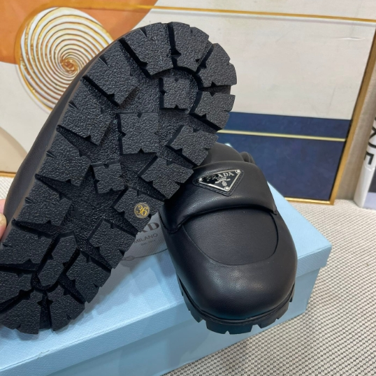 Prada-Sponge Bubble Bread Slippers