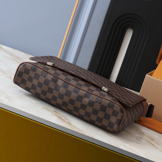 LV-Classic Checkered Postman Bag