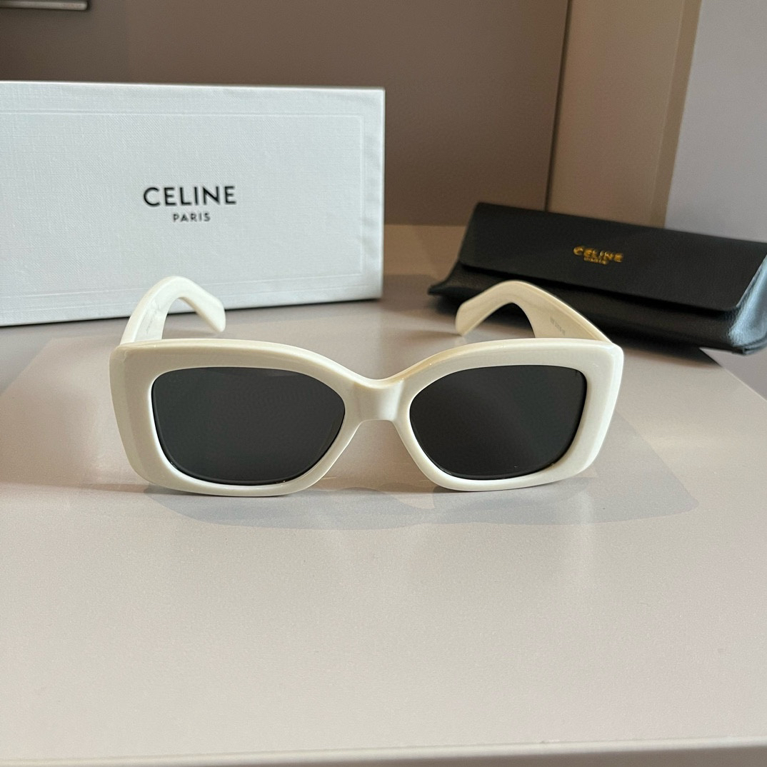 Celine-New women's large mirror legs Sunglasses