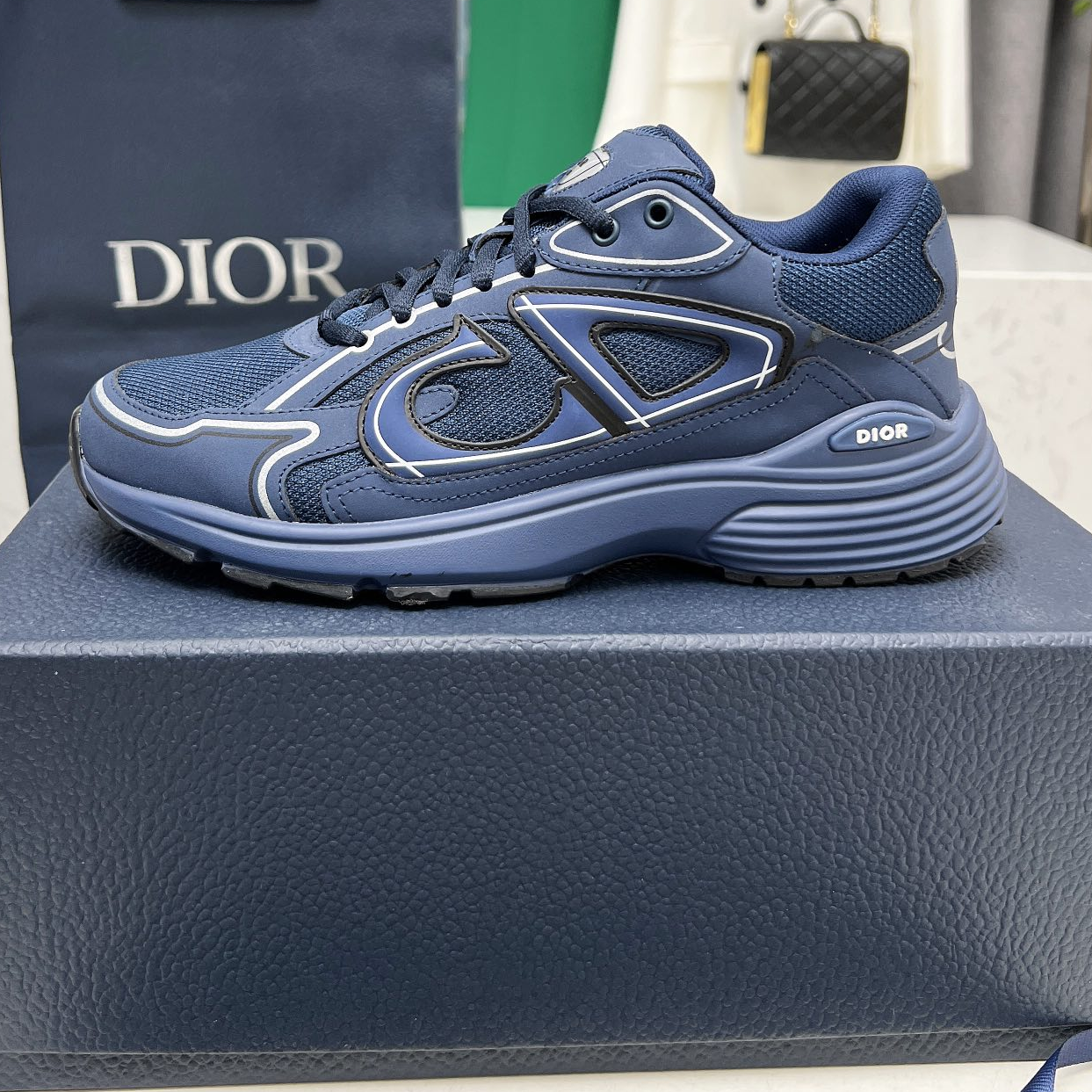 DIOR- B30 Blue Casual Shoes
