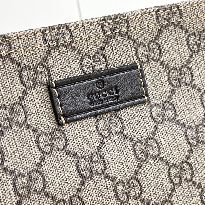 Gucci-Old Flower Canvas Crossbody Bag