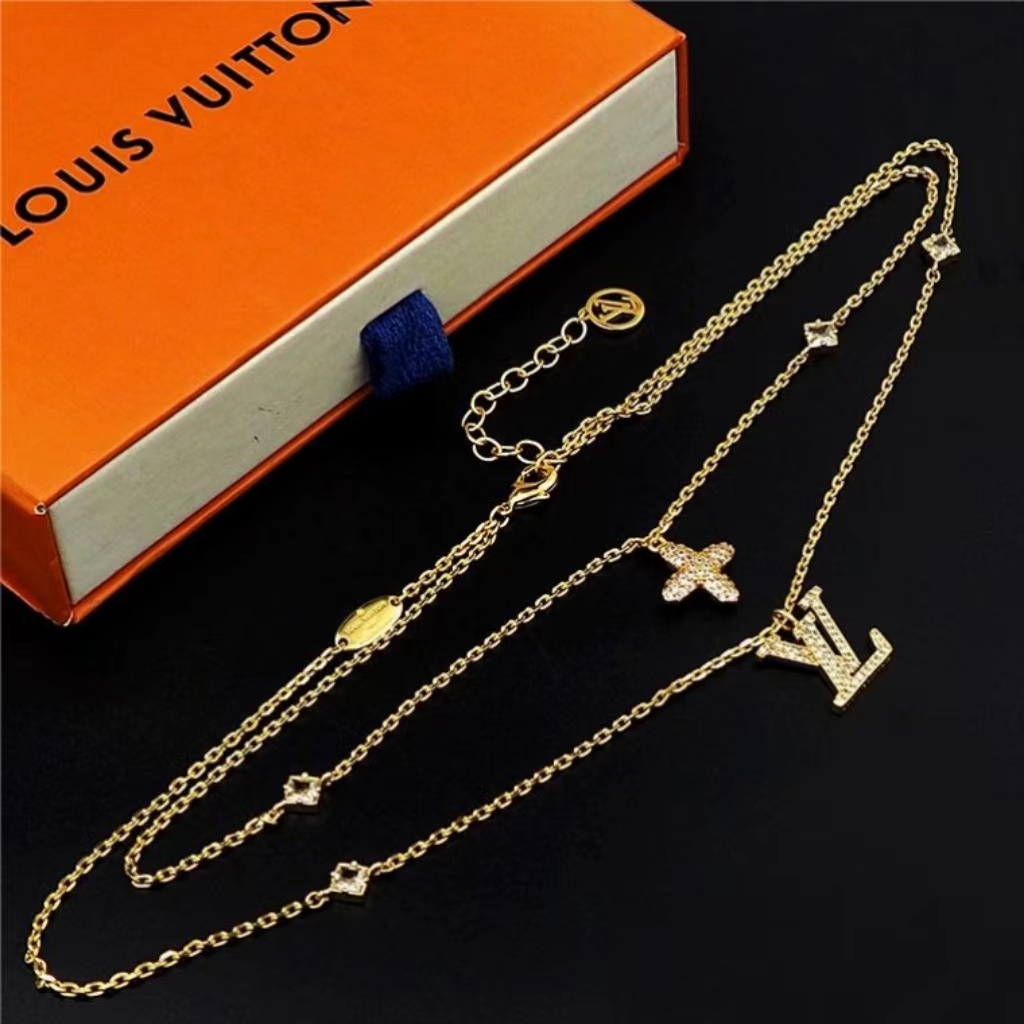 LV-Lady Monogram floral necklace