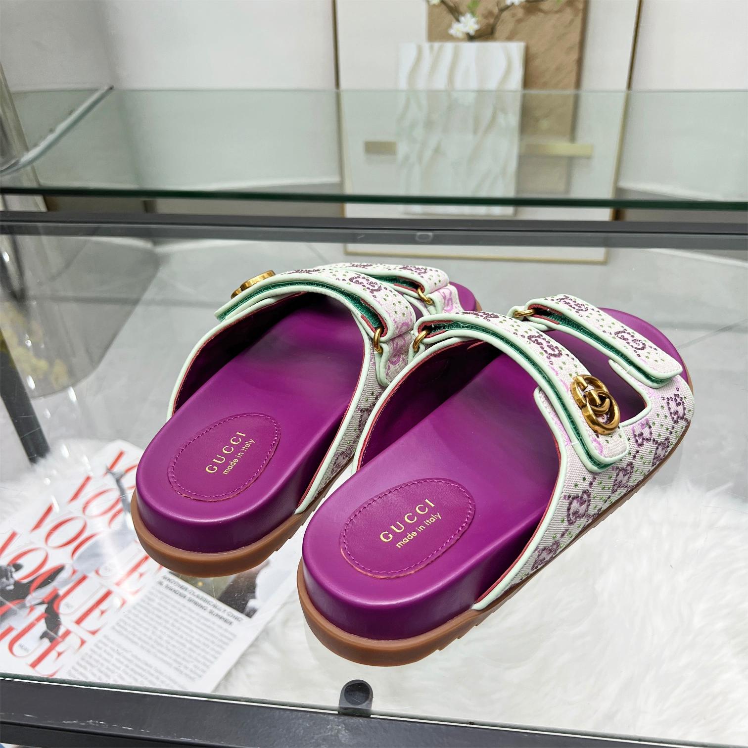 Gucci-2024 New Magic Button Sandals