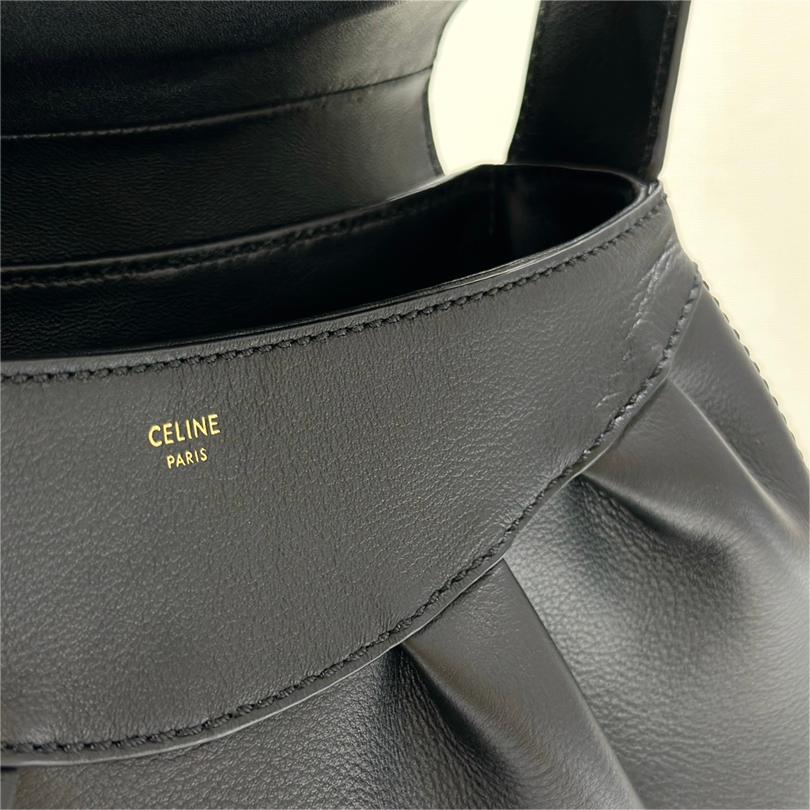 Celine-POLLY Medium Soft Cow Leather Handbag
