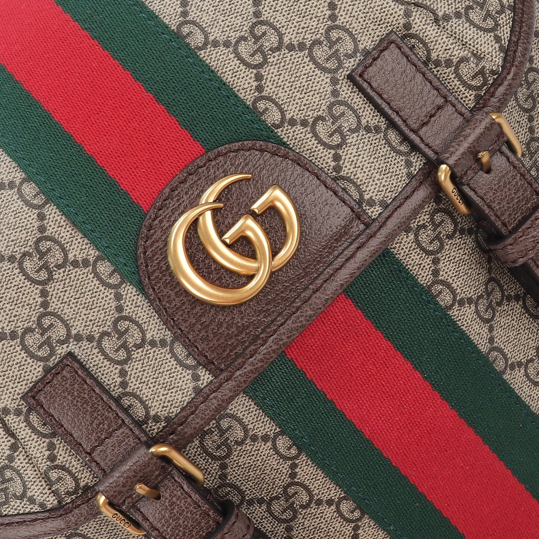 Gucci-GG Supreme Ophidia Series Backpack