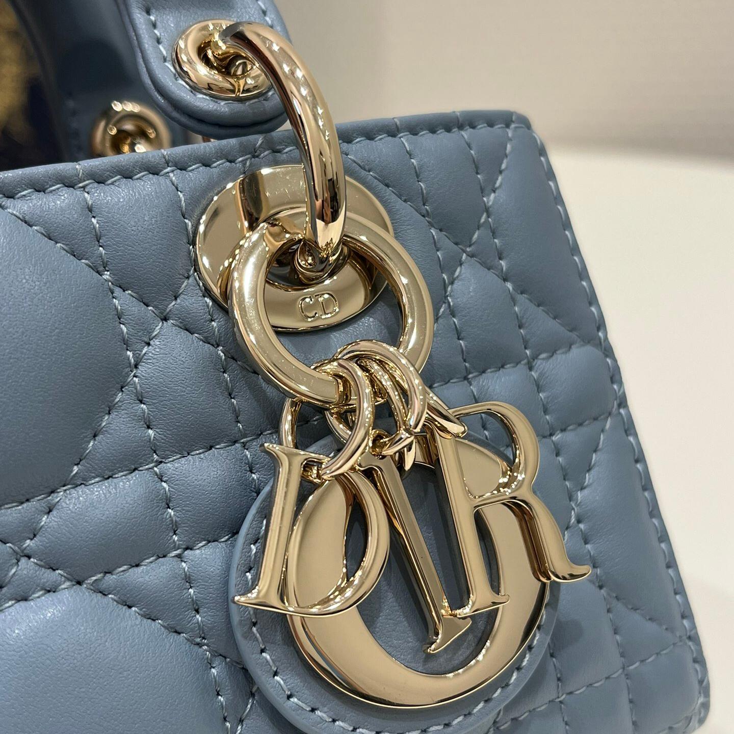 Dior-D joy micro series mini haze blue bag
