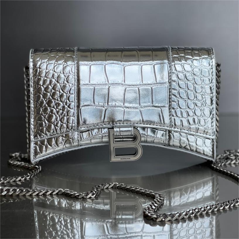 Balenciaga-HOURGLASS Chain Wallet