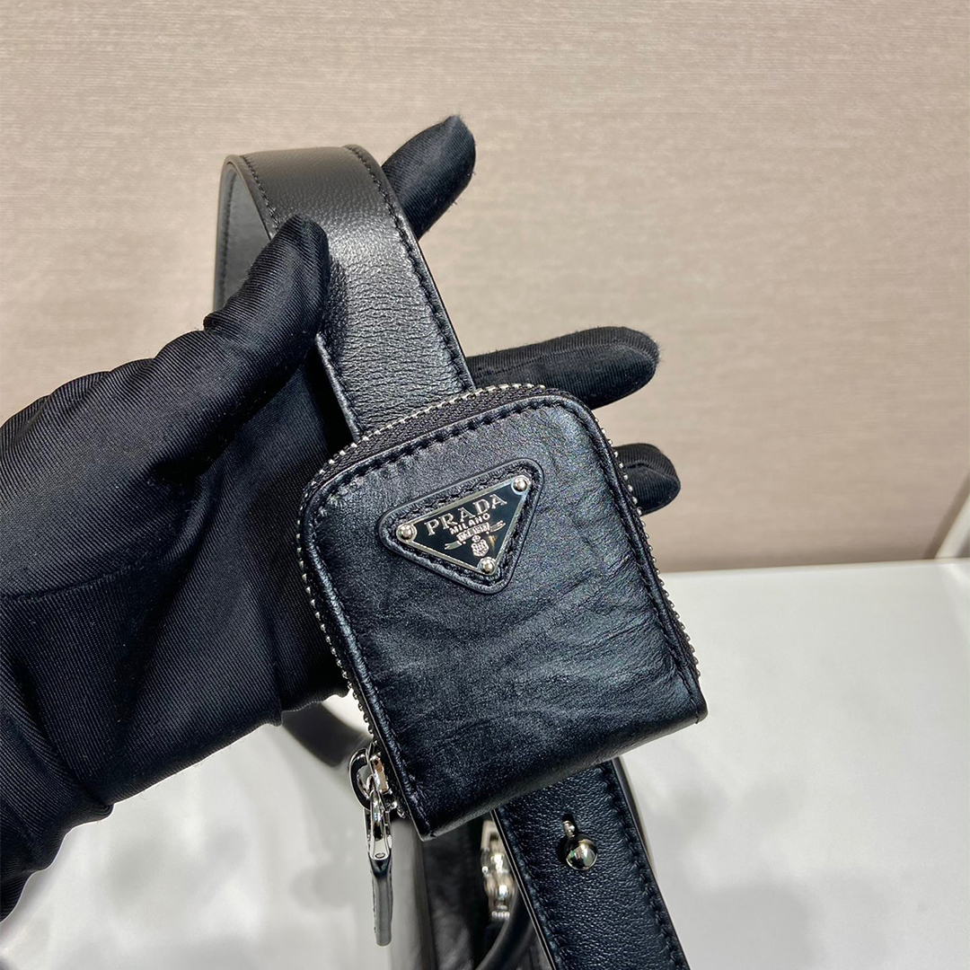 Prada-Boston Sheepskin Tote Bag