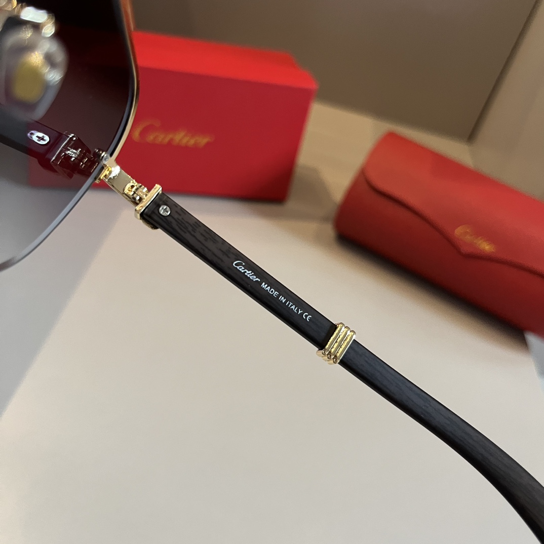 Cartier-men's official website new minimalist sunglasses