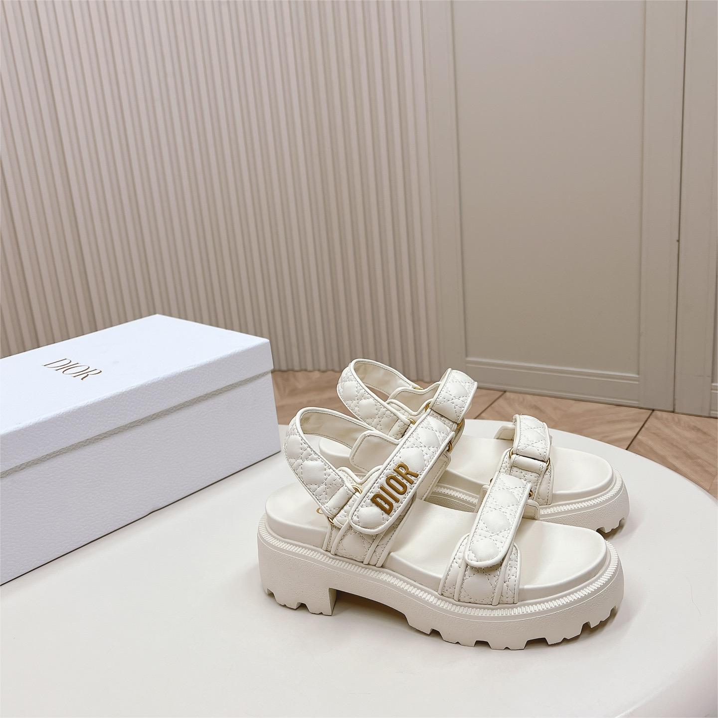 DIOR-2024 Classic Velcro High Heel Sandals