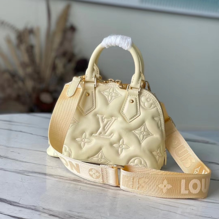 LV-Cowhide Shoulder Cross Shoulder Handheld Shell Bag