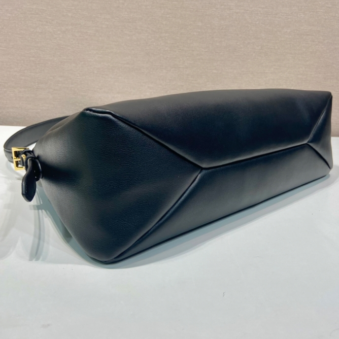 Prada-Hobo Full Leather Underarm Shoulder Bag