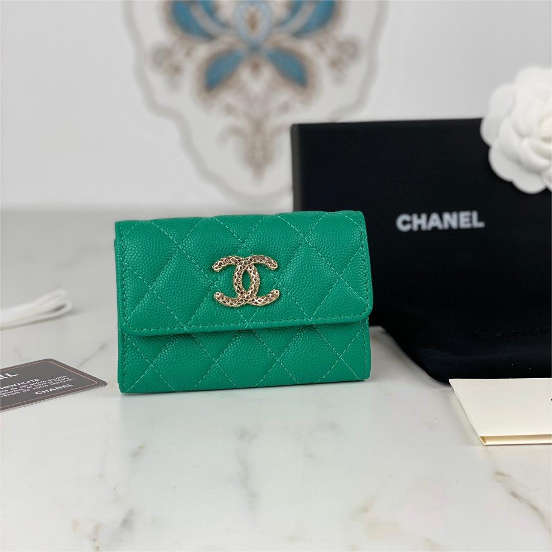 Chanel-Ball patterned large capacity card bag