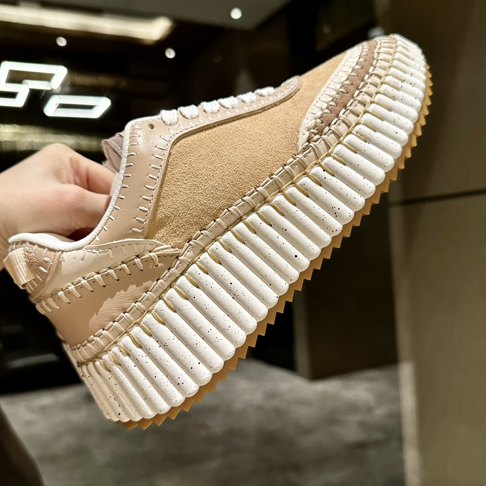 Chloe - Nama Leather Round Toe Lifestyle Shoes