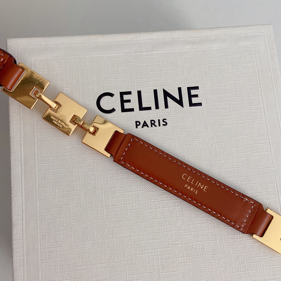 CELINE - Taurillon Leather Belt